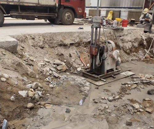 湘东公路下沉压浆